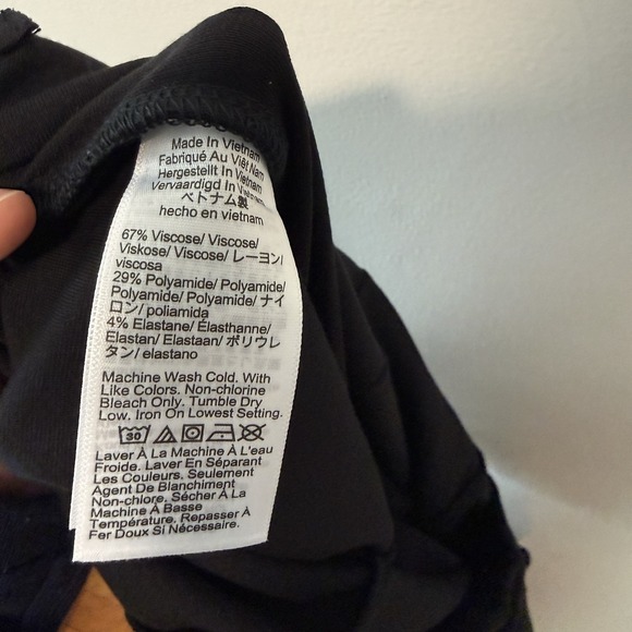 J. Crew NWT Black Wide-Leg Pant in Stretch Ponte Size Large - Picture 6 of 10